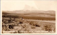 RPPC Sangre de Christo Mountains, from Theama New Mexico - Real Photo Postcard picture
