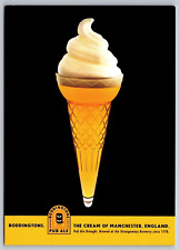 Postcard Beer Boddingtons Pub Ale of England Ice Cream Cone Advertising A22 picture