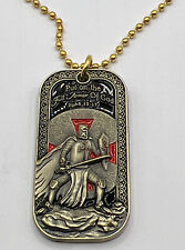 * Knights Templar Ephesians 6:13-17 Put On The Whole Armor Of God Pendant Chain picture