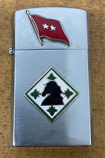 Vulcan Military Lighter 2 Star Major General & Vietnam Badge - Inscribed picture