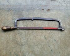 Vintage H. S. B. & Co. Cruso  Wood Handle Hacksaw Collectible Tool picture