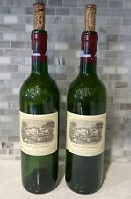 Two 2001 Chateau Lafite Rothschild Empty Wine Bottles With Corks picture