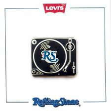 ⚡RARE⚡ PINTRILL x LEVI’S x ROLLING STONES Pin Turntable Pin *BRAND NEW* 🎸🎵 picture