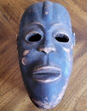 African Tribal Face Mask Wooden Carved Art Mask Wood Antique 11.5