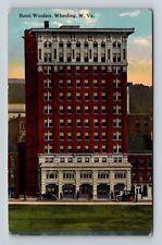 Wheeling WV-West Virginia, Hotel Windsor, Advertisement, Vintage Postcard picture