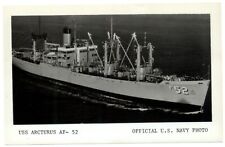 US Navy military ship real photo ~ USS ARCTURUS AF-52 Stores Ship picture