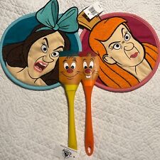 Disney Parks Step Sisters Potholders Cinderella Rare NWT Gus Jaq Rubber Spatulas picture