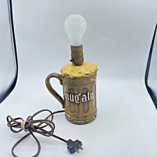 Vintage Burkhardt Brewing Co Mug Ale Mastonite Solid Lamp Beer Man Cave READ picture