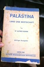 1932 Leipzig Palastina, Land und Wirtschaft  Alfred Bonne ECONOMY eretz Israel picture
