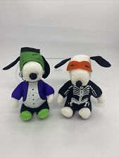 The Peanuts Halloween Snoopy 7 Plush Lot Of 2 picture