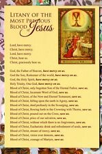 Litany of the Most Precious Blood of Jesus (4x6