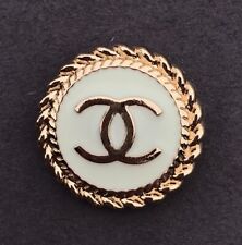 1 Gold/ White Chanel Shank Button, 22 mm Designer picture