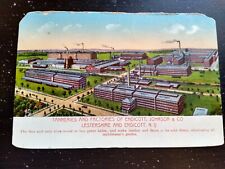 Tanneries And Factories Of Endicott Johnson Co New York Advertising Postcard picture