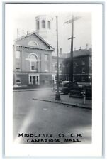c1950's Middlesex Co. Cars Cambridge Massachusetts MA RPPC Photo Postcard picture