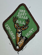 1989 East Texas Area Explorer Deer Hunt Patch  Boy Scout BC6 picture