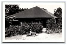 Vintage 1940's RPPC Postcard W.R. Deeter Cabin Milford Indiana picture