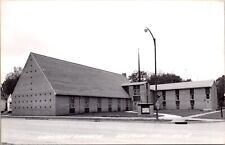 Real Photo Postcard Christian Church in Osceola, Iowa picture