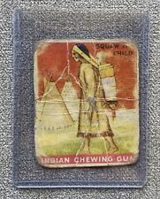 1931 Goudey Indian Gum Company Squaw and Child (Papoose) #21 picture