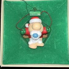 Vintage Ziggy and Fuzz Dog Swinging Christmas Ornament 1983 American Greetings picture