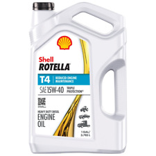 Shell Rotella T4 Triple Protection 15W-40 Diesel Engine Oil, 1 Gallon picture