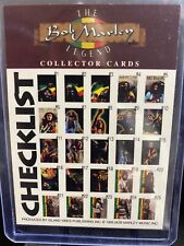 BOB MARLEY 1995 ISLAND VIBES LEGEND COLLECTOR CARD CHECKLIST #1 picture