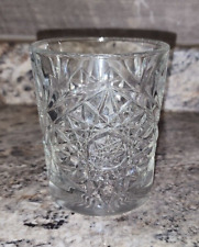 LIBBEY HEAVY HOBSTAR AND DIAMOND DRINKING Rocks GLASS picture