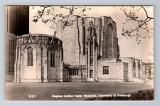 PA-Pennsylvania, U Of Pitt, Stephen Collins Foster Memorial, Vintage Postcard picture