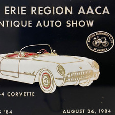 1984 Lake Erie Antique Auto Car Show AACA 1954 Corvette Hamburg New York Plaque picture