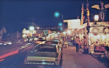 Long Beach Washington WA, Worlds Longest Beach, Street View 1970s Vtg Postcard picture