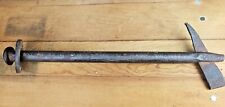 Original 1816 Bolt from Old Toll Bridge Springfield MA Covered Wooden antique picture