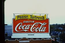 1954 Coca-Cola Billboard Sign 35mm Slide~Kodachrome Red Border 