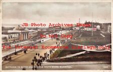 4 Postcards, England, Blackpool, Tinted RPPC, Various Scenes picture