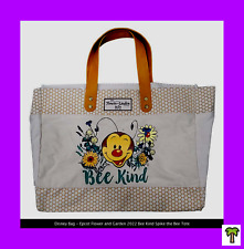 🌴 Disney 2022 EPCOT Flower & Garden Festival Bee Kind Spike the Bee Tote NEW picture