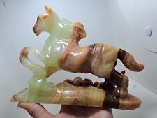 1730g Onyx Hand Carved Crystal Horse Sculpture crystal healing picture