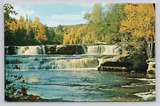 Postcard Beautiful Lower Tahquamenon Falls In Michigan's Upper Peninsula picture