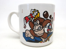 Vintage 1981 Donkey Kong Coffee Mug Rare Nintendo Grindley England picture