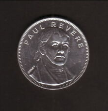 Paul Revere--1969 Shell Famous Faces & Facts Coin picture