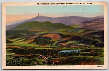 Postcard Mt. Greylock As Seen From The Mohawk Trail, Massachusetts Posted picture