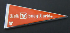 Disney Pin Orange Pennant Flag COMPLETER Hidden Mickey Walt Disney World picture