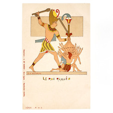 Pharaoh Ramesses the Great Postcard c1905 Ancient Egypt Illustration Art C3449 picture