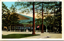 Exterior Amphitheatre, Chautauqua Institution, Chautauqua, NY, Vintage Postcard picture