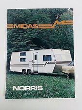 1976 Midas Norris Travel Trailer Series Camping RV Dealer Sales Brochure picture
