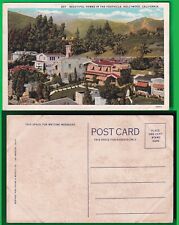 Postcard of beautiful homes in the foothills, Hollywood, California picture