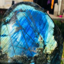 5.79lb Large Natural Blue Labradorite Quartz Crystal Mineral Specimen Healing picture