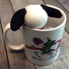 Vintage Galerie Snoopy & Peanuts Merry Christmas Coffee Cup Mug & Plush picture