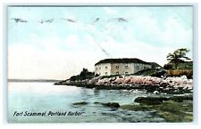 1906 Fort Scammel Portland Harbor ME Maine Early Postcard picture