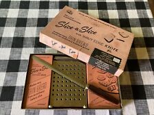Vintage 1940s 1950s Ace Slice-a-Slice Bread Slicer W/Original Knife + Box USA picture