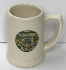 Vtg Great Smoky Mountain National Park Local Attractions Beer Stein Made in USA picture