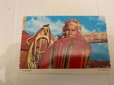 c.1970's Navajo Indian Man Traditional Dress Postcard picture