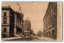 c1905 Looking North Seventh Street Wabash Three Haute Indiana Tuck Sons Postcard picture